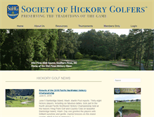 Tablet Screenshot of hickorygolfers.com
